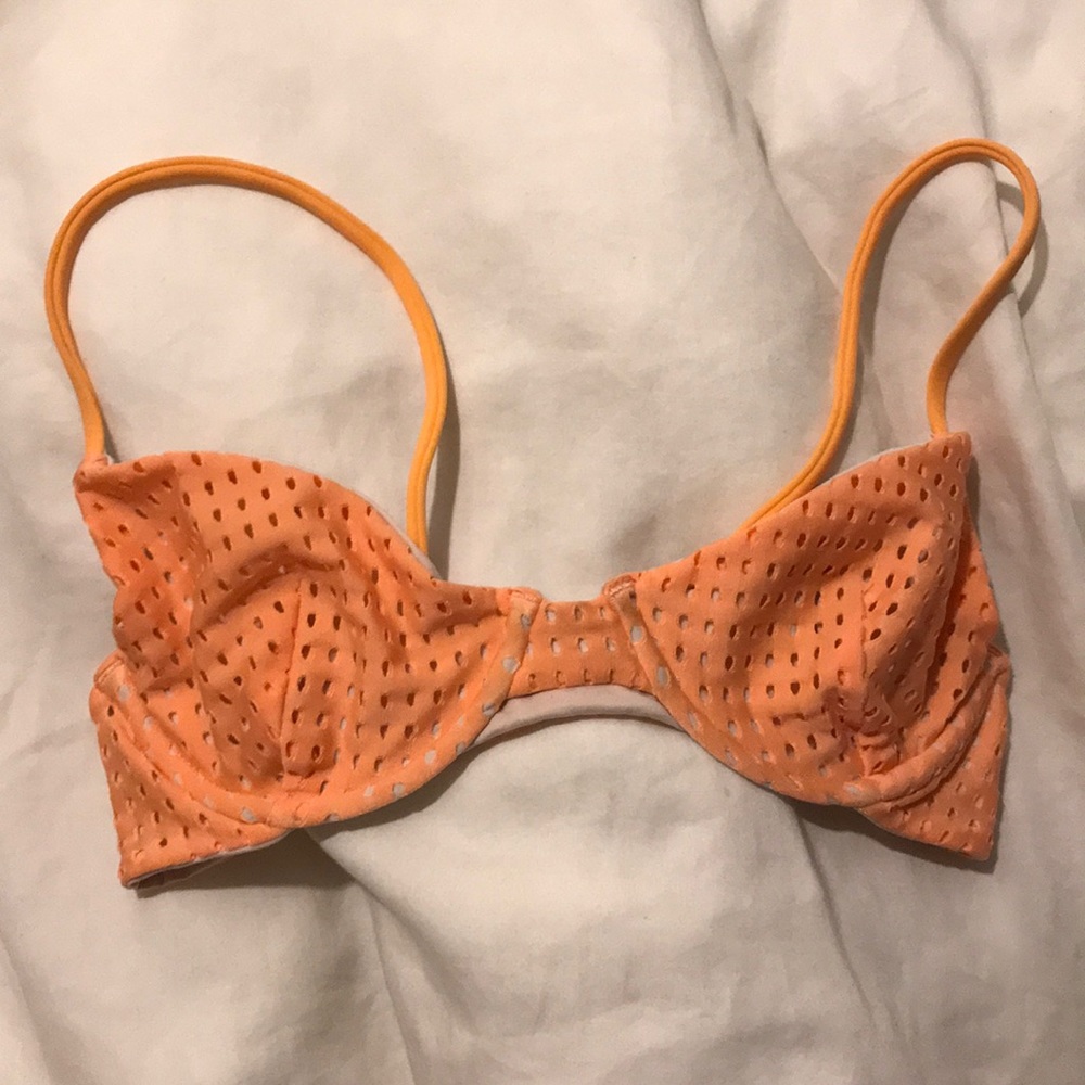 BNWOT Acacia Swim Manhattan Top Loquat Mesh SMALL